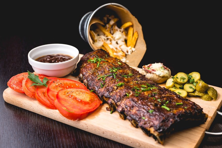 Freshly prepared restaurant meal